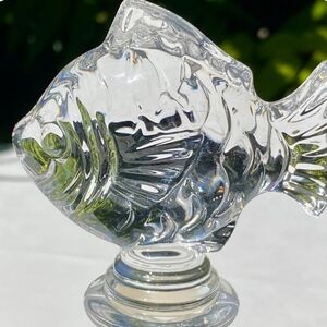 Mikasa Crystal Fish Bottle Stopper